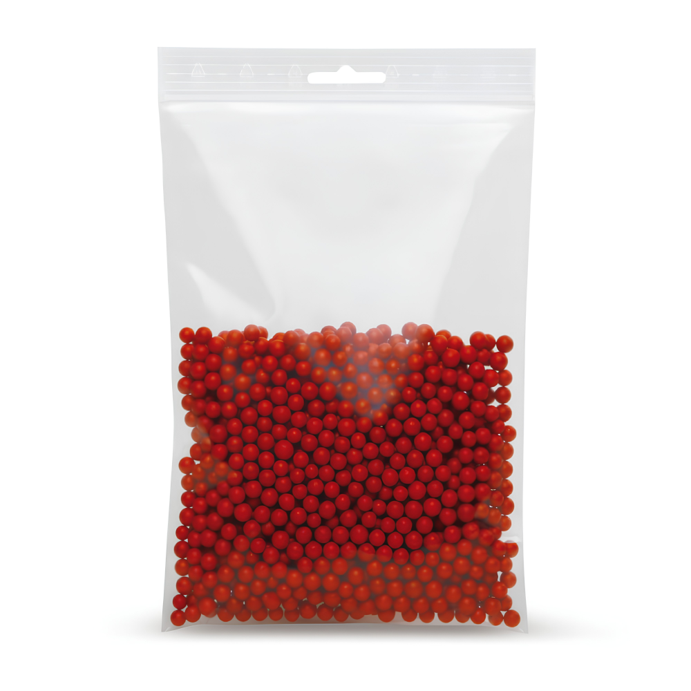 Sacchetti PE 50 my chiusura a pressione con foro europeo