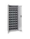 Armadio con porte a battente con 48 contenitori Picking Box Air