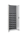 Armadio con porte a battente con 72 contenitori Picking Box Air