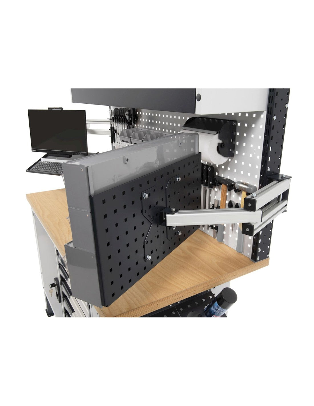 Banchi da lavoro con piano in multiplex 40 mm