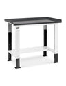 Banchi da officina Work regolabili con piano in acciaio 2,5 mm