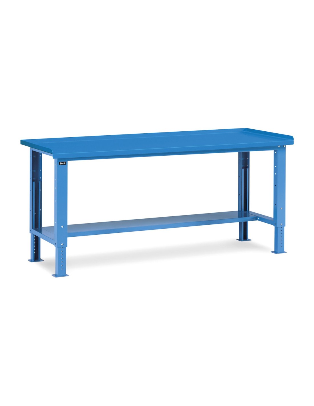 Banchi da officina Work regolabili con piano in acciaio 2,5 mm