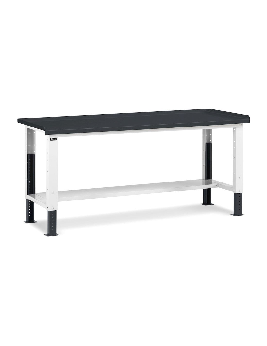 Banchi da officina Work regolabili con piano in acciaio 2,5 mm