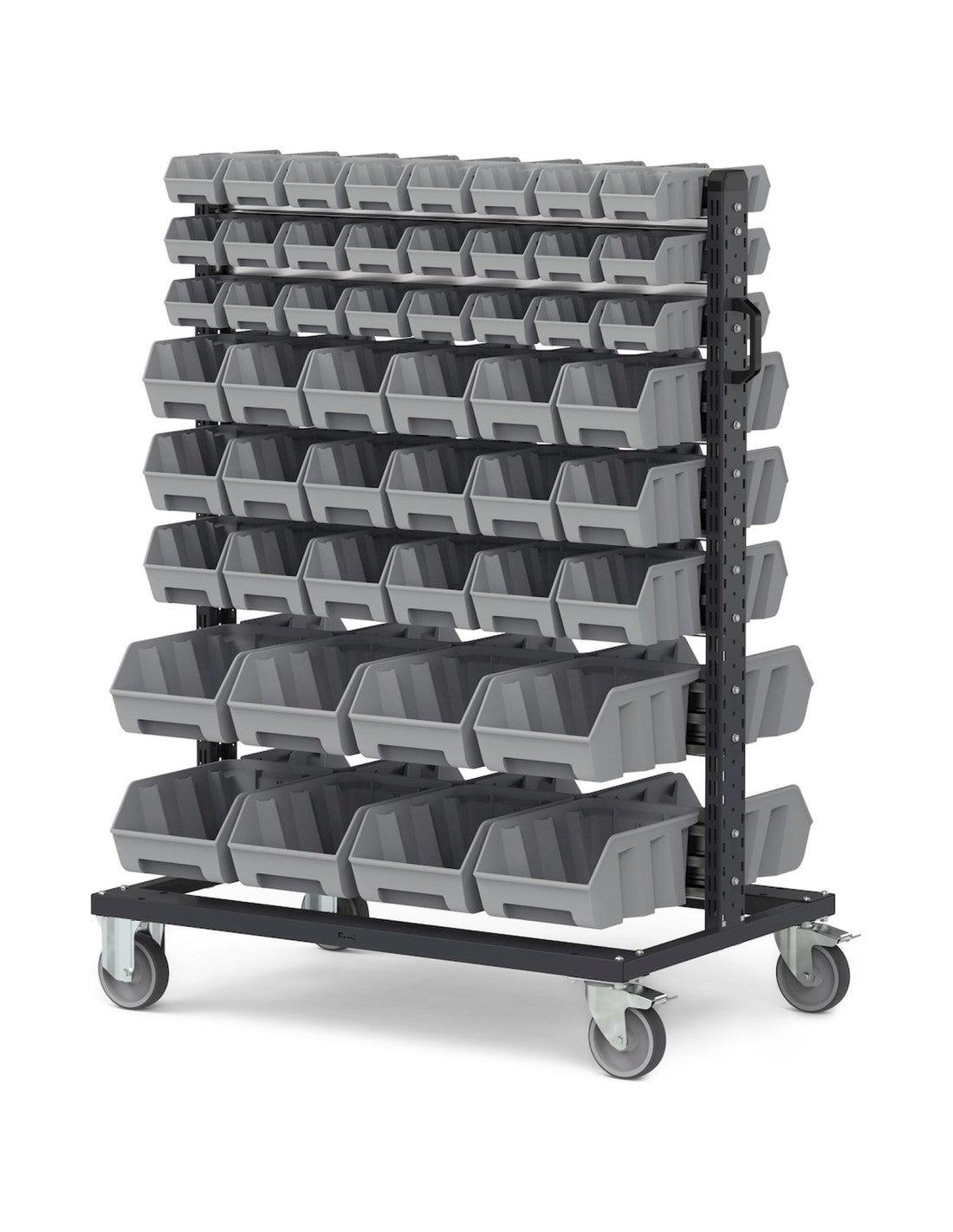 Carrelli portaminuterie Carrello con 100 Picking Box Air