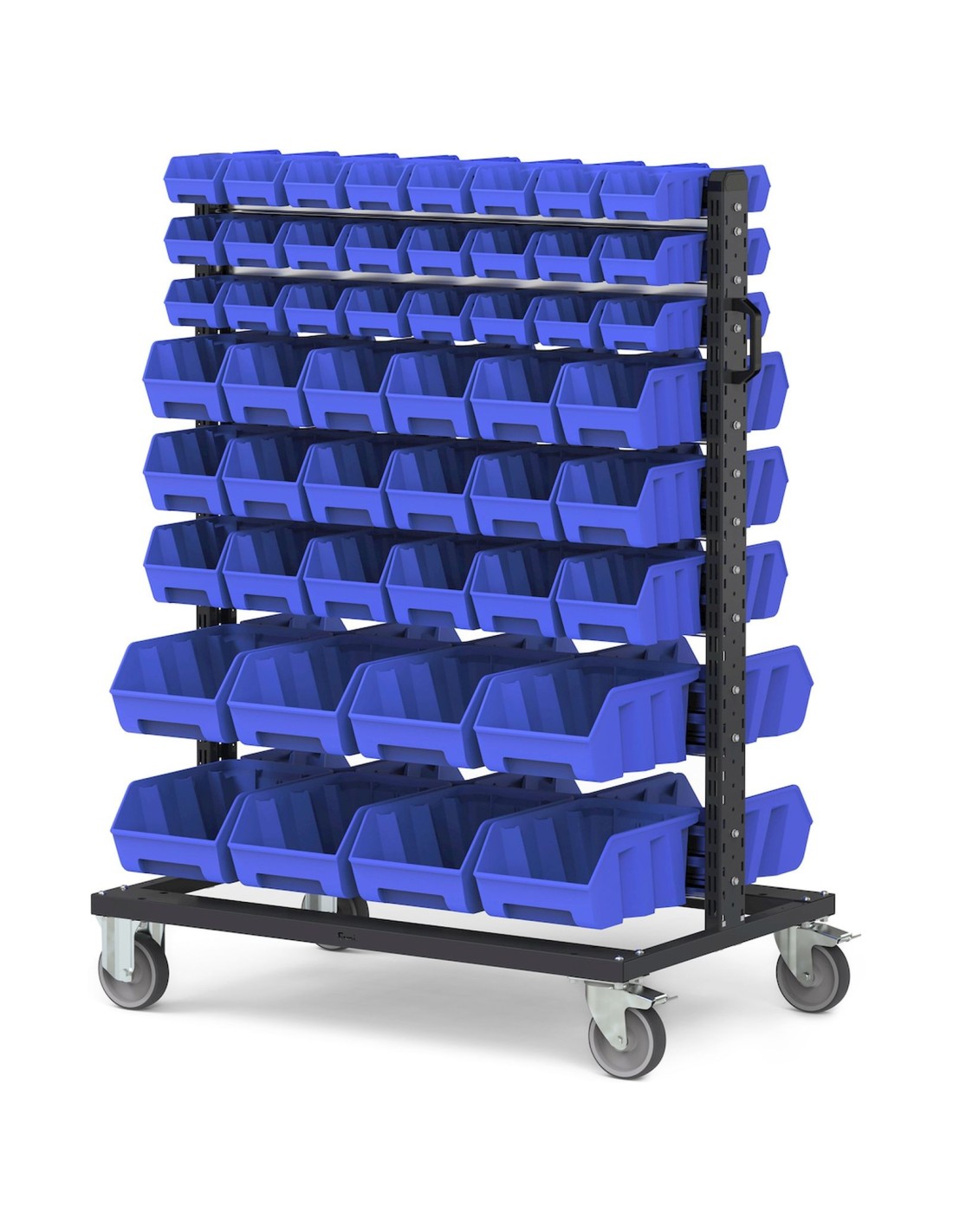 Carrelli portaminuterie Carrello con 100 Picking Box Air