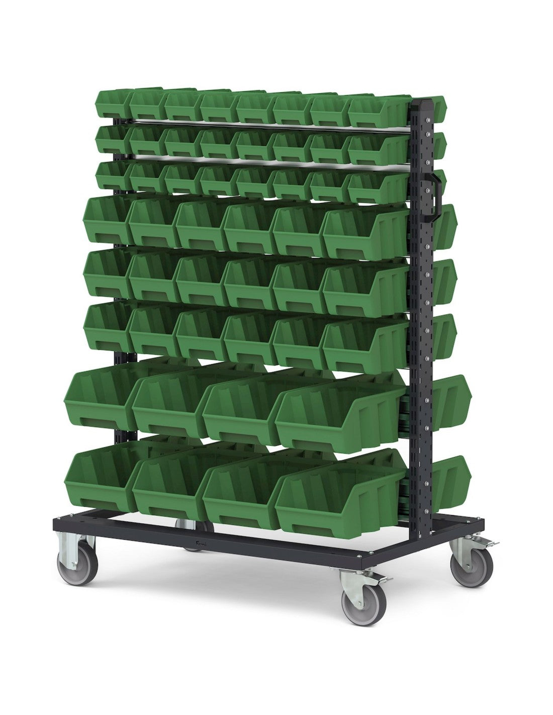 Carrelli portaminuterie Carrello con 100 Picking Box Air
