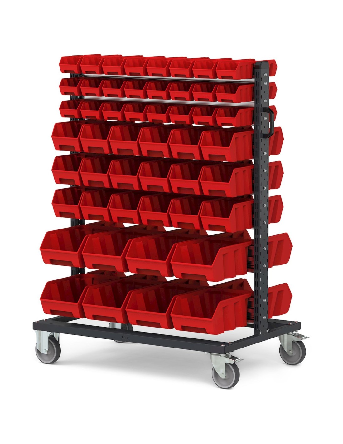 Carrelli portaminuterie Carrello con 100 Picking Box Air