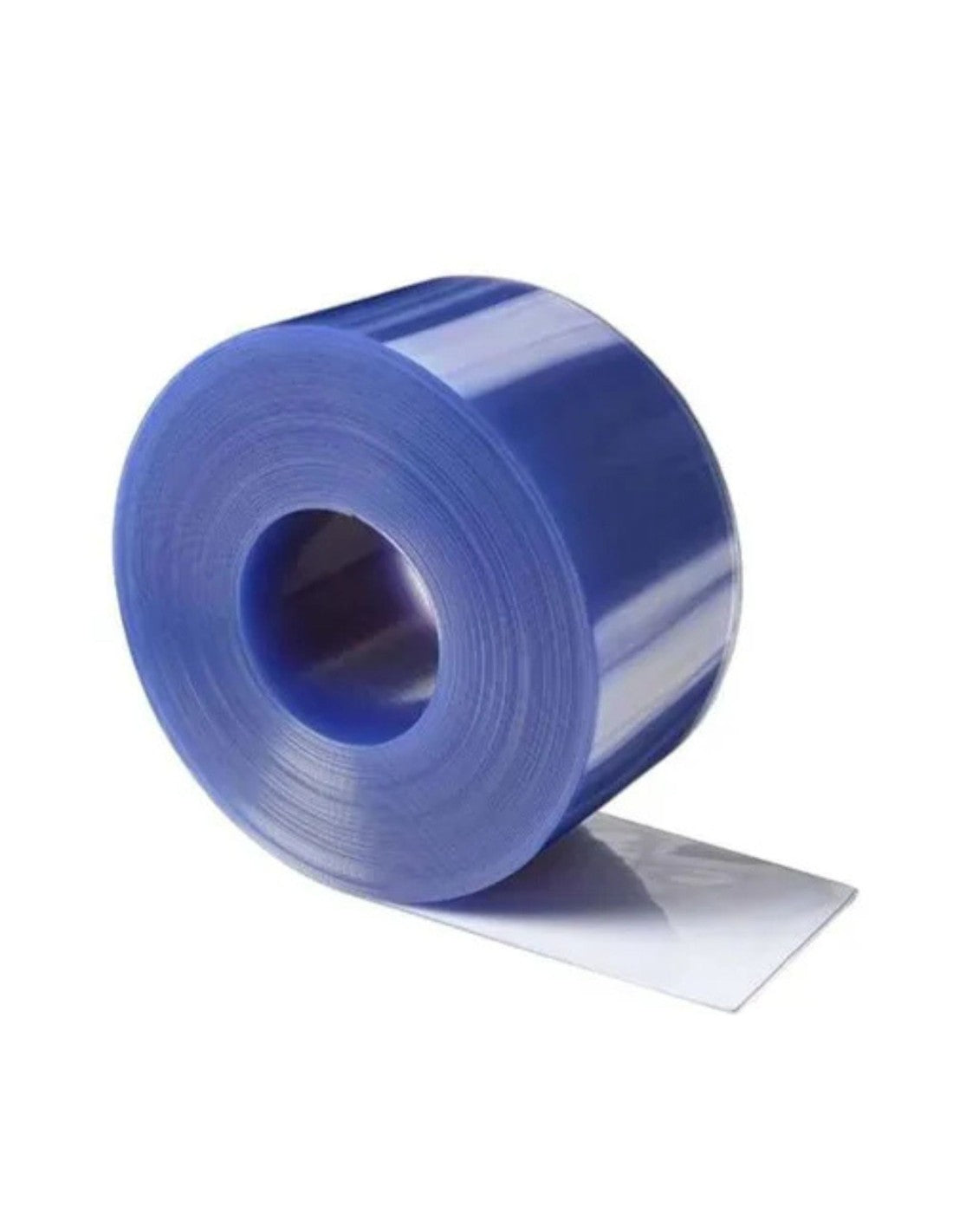 Bobine PVC 200x2 mm trasparente, rosso trasparente, polar, bobina da 50 metri