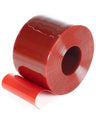 Bobine PVC 200x2 mm trasparente, rosso trasparente, polar, bobina da 50 metri