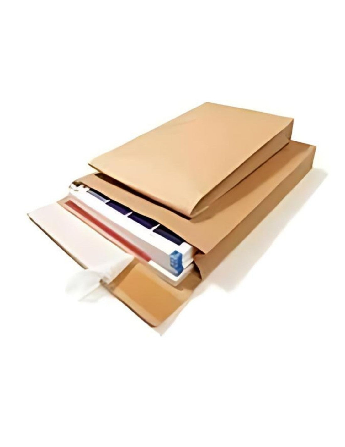 Buste avana con soffietto in carta kraft