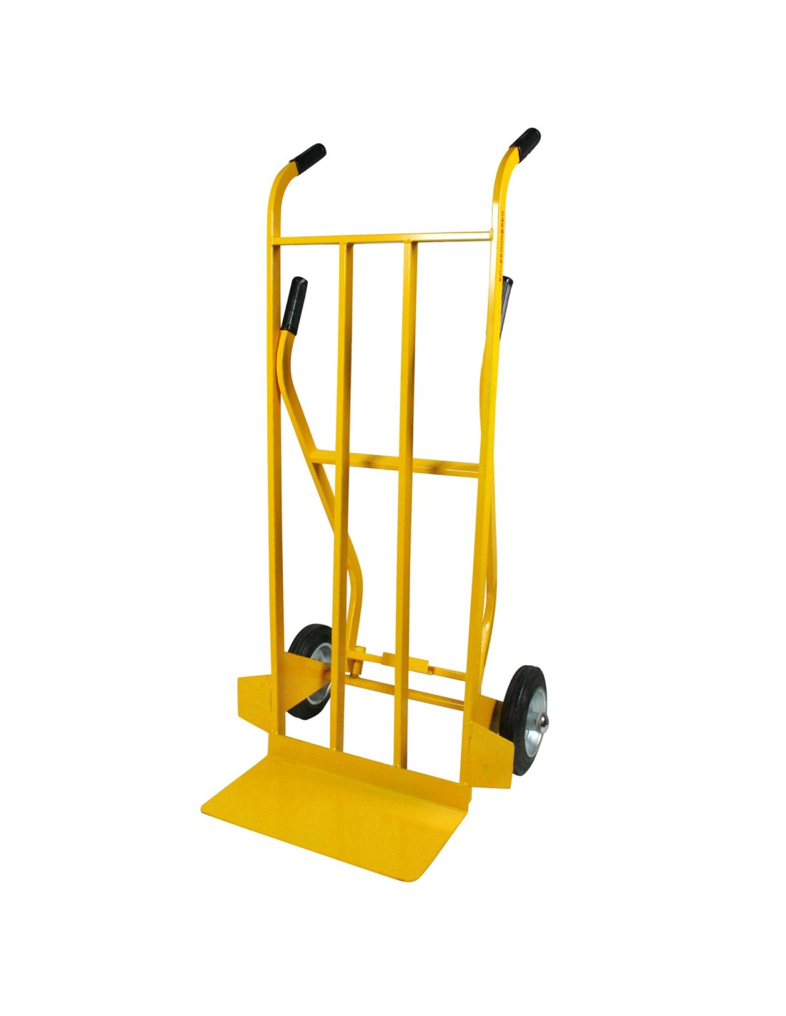 Carrello a doppia impugnatura ruote gomma piena