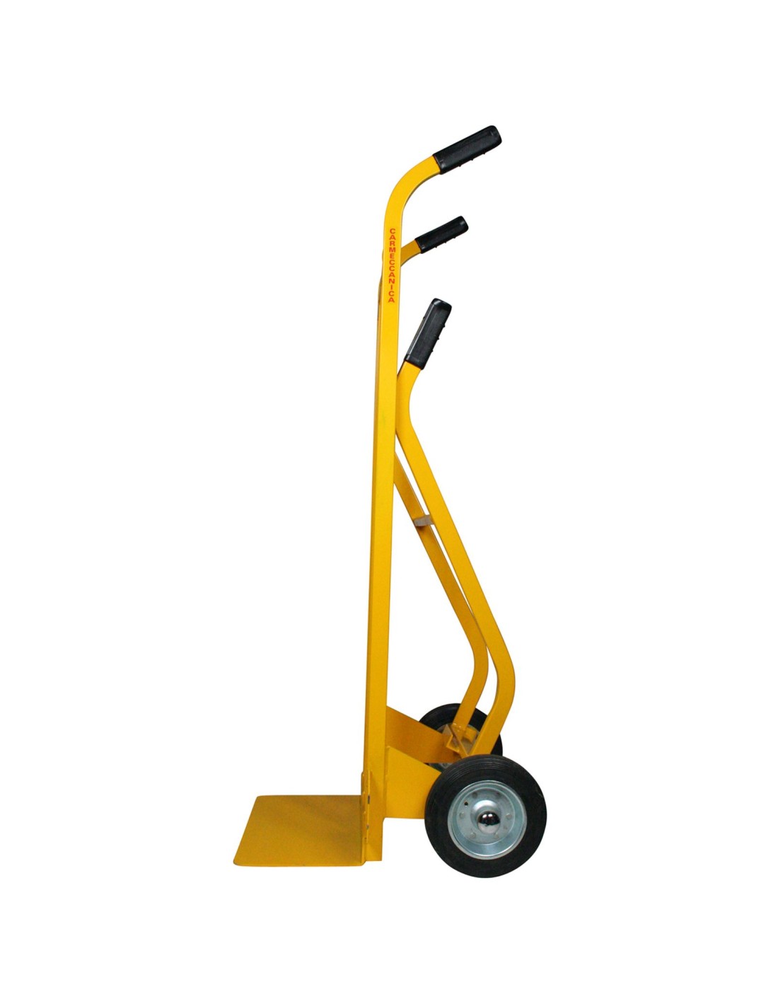 Carrello a doppia impugnatura ruote gomma piena