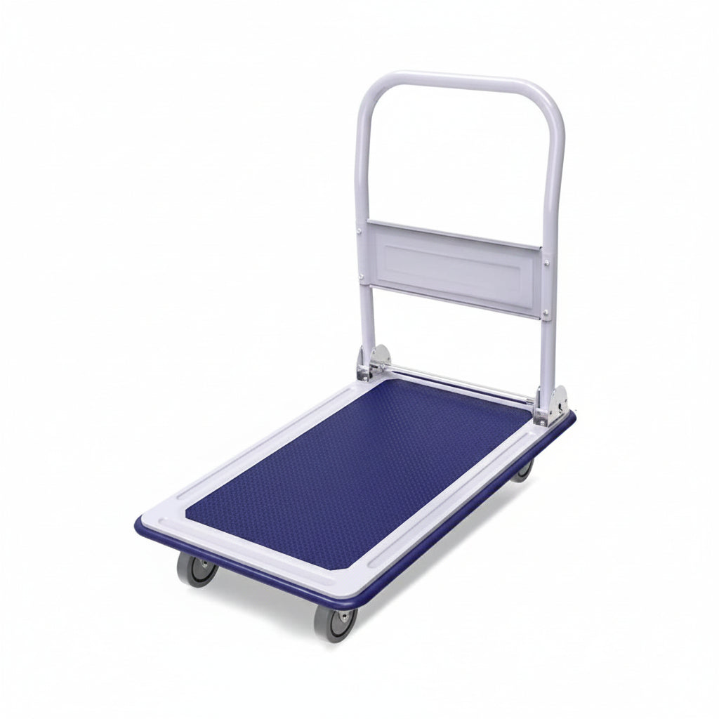 Carrello con manico pieghevole