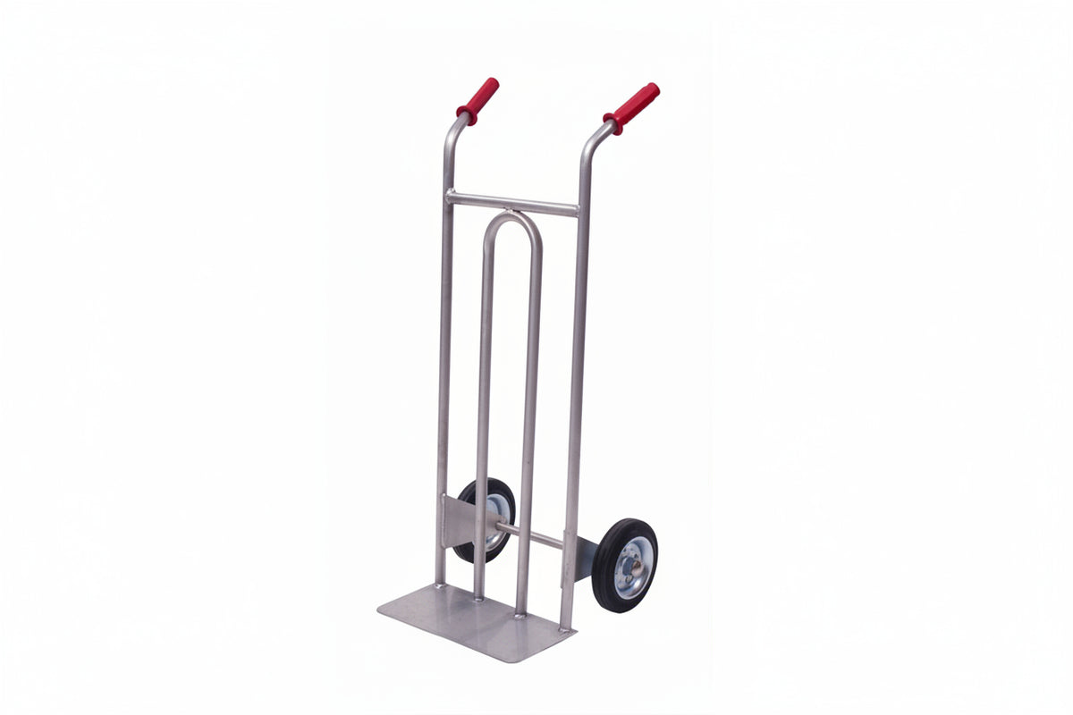Carrello "FM" portacasse in acciaio inox AISI 304, ruote gomma piena