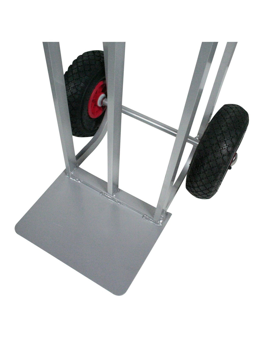 Carrello in alluminio con ruote pneumatiche