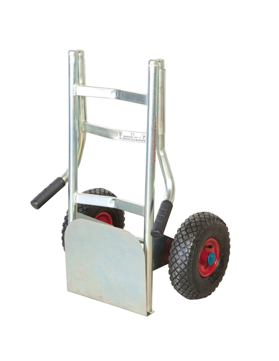 Carrello pieghevole zincato cerchio nylon