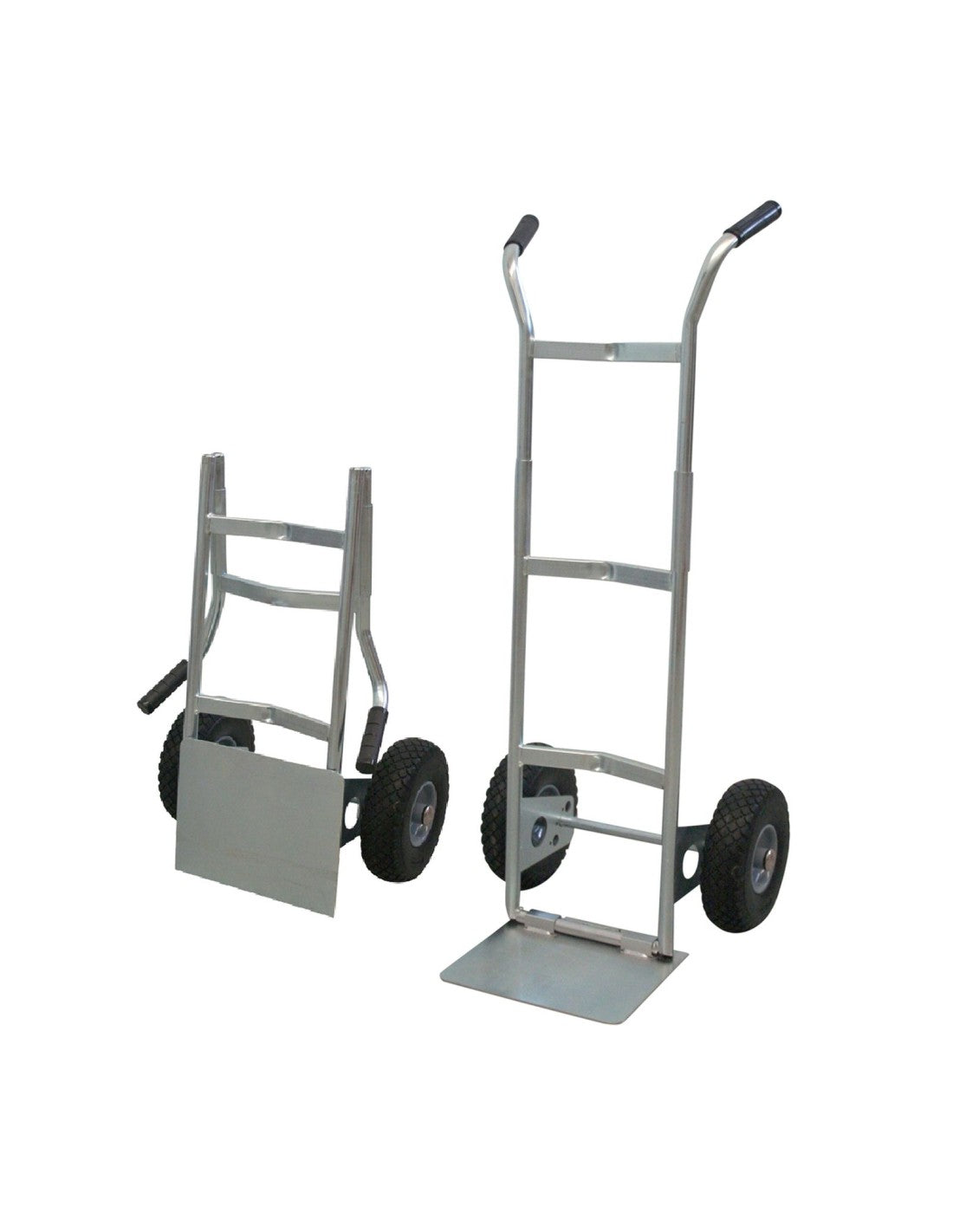 Carrello pieghevole zincato ruote antiforatura