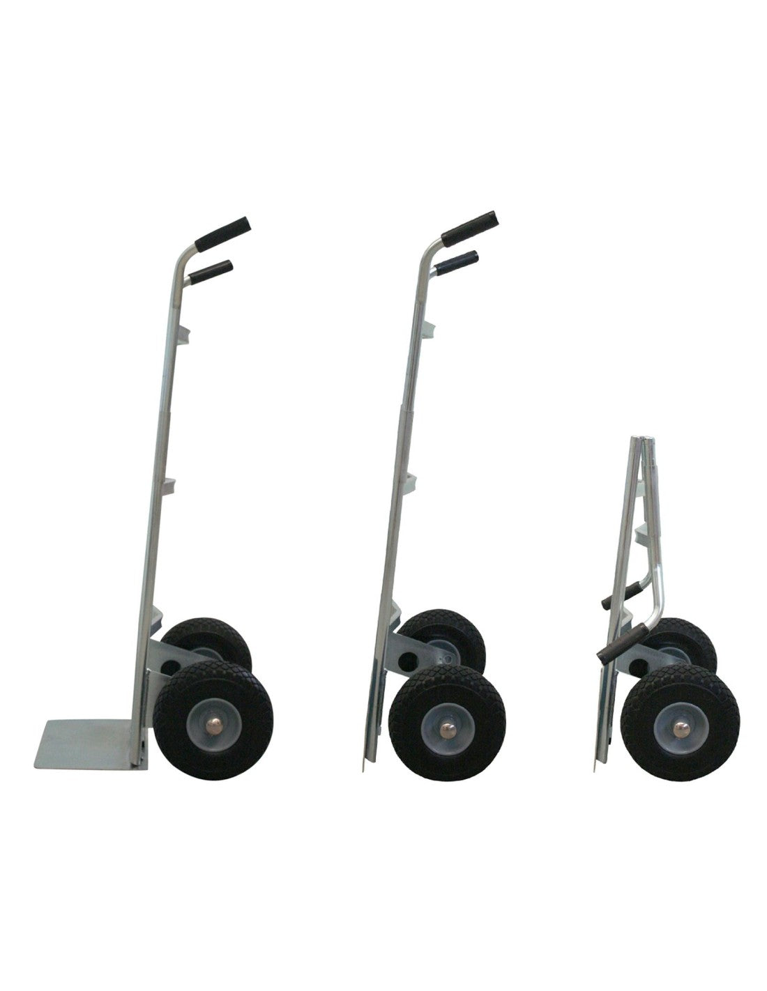 Carrello pieghevole zincato ruote antiforatura