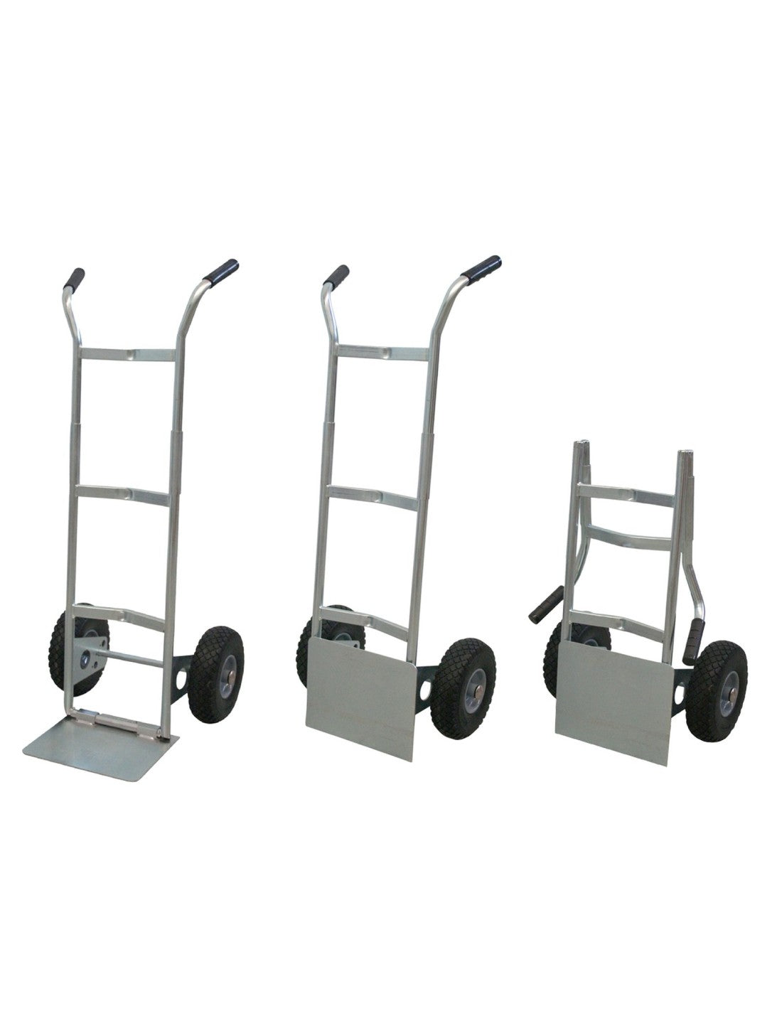 Carrello pieghevole zincato ruote antiforatura