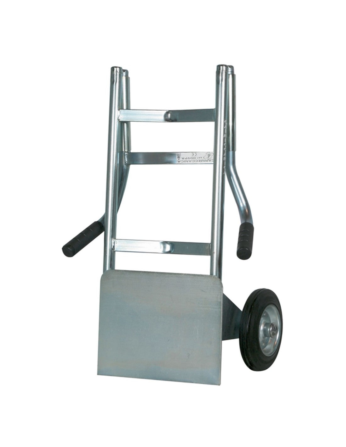 Carrello pieghevole zincato ruote in gomma