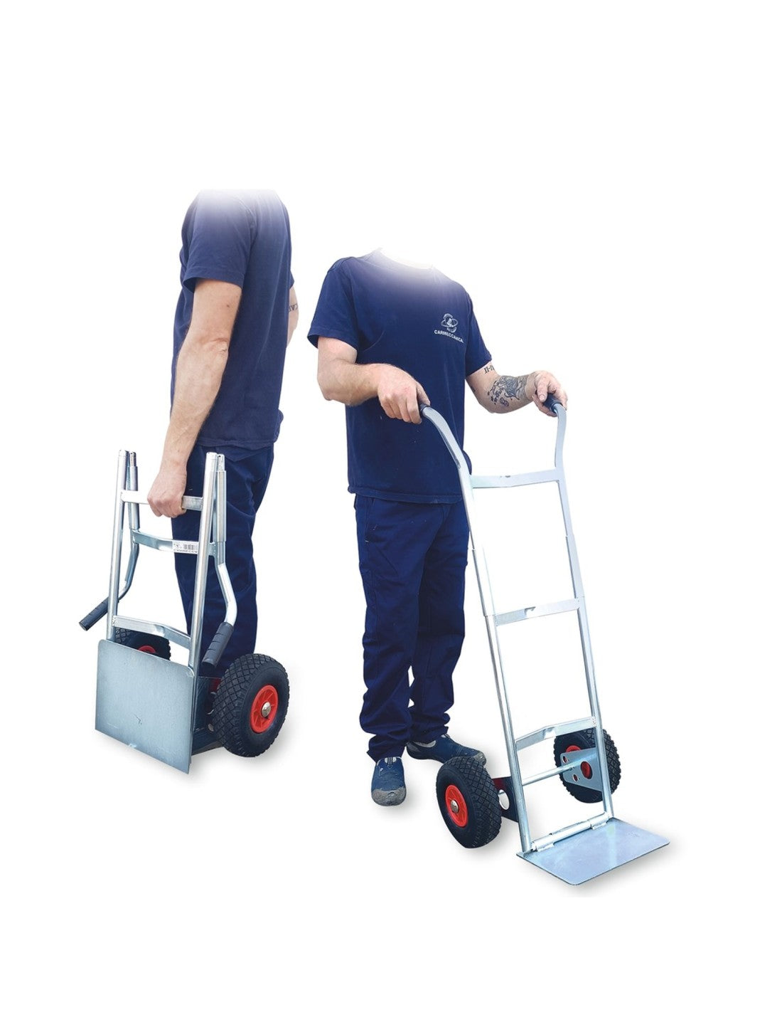 Carrello pieghevole zincato