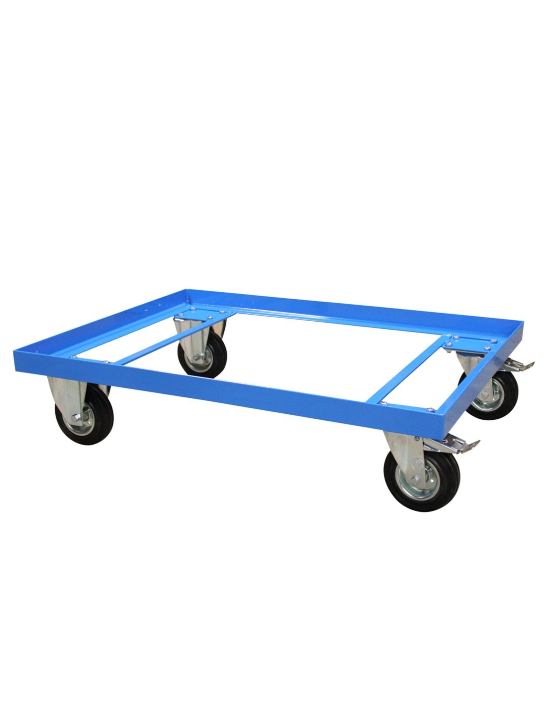 Carrello Porta Cassette Euronorm con Ruote Frenate - Tipo Grande