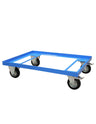 Carrello Porta Cassette Euronorm con Ruote Frenate - Tipo Grande