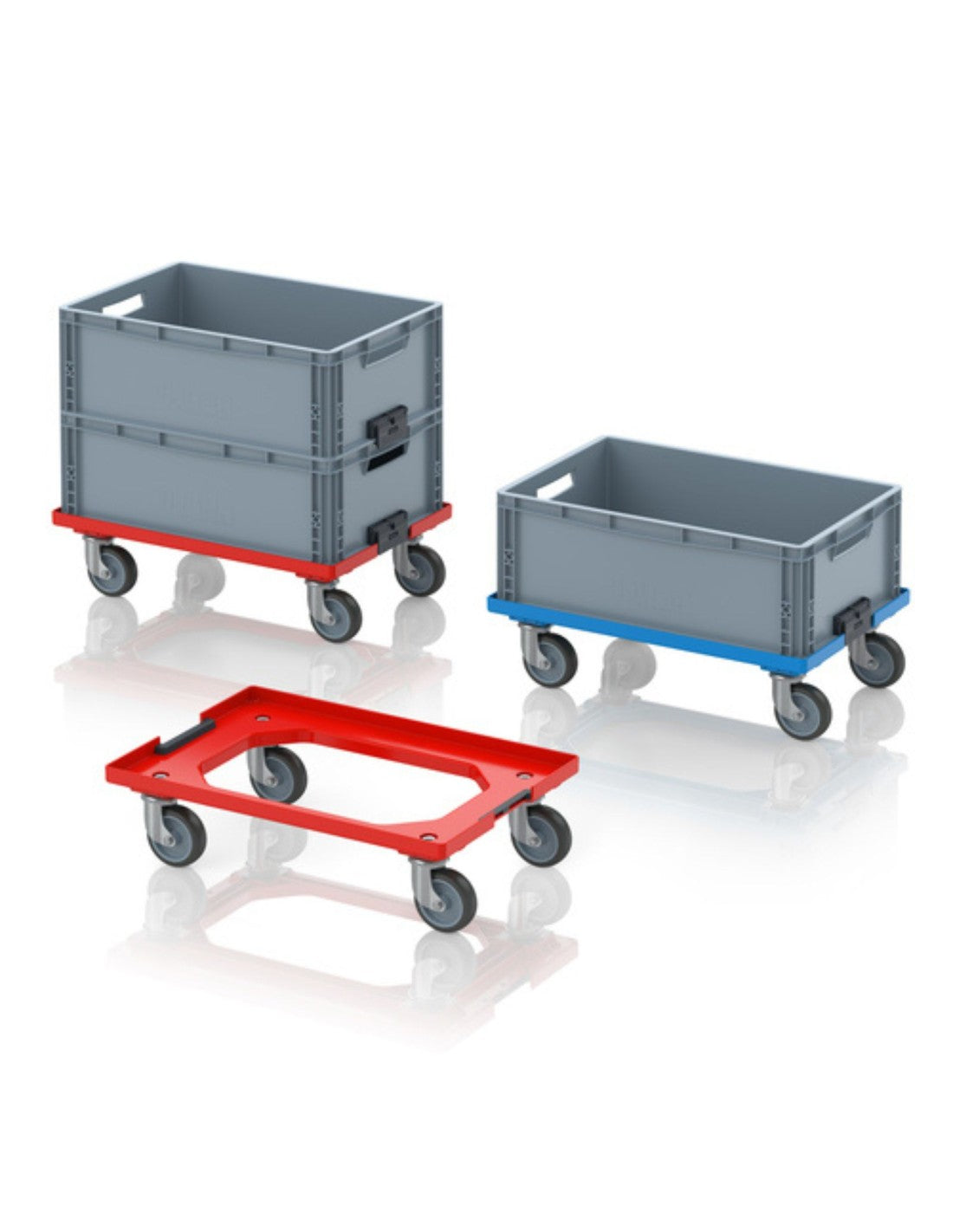 Carrello porta cassette