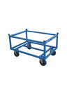 Carrello Porta Pallet Alto - 4 Ruote Girevoli con freno