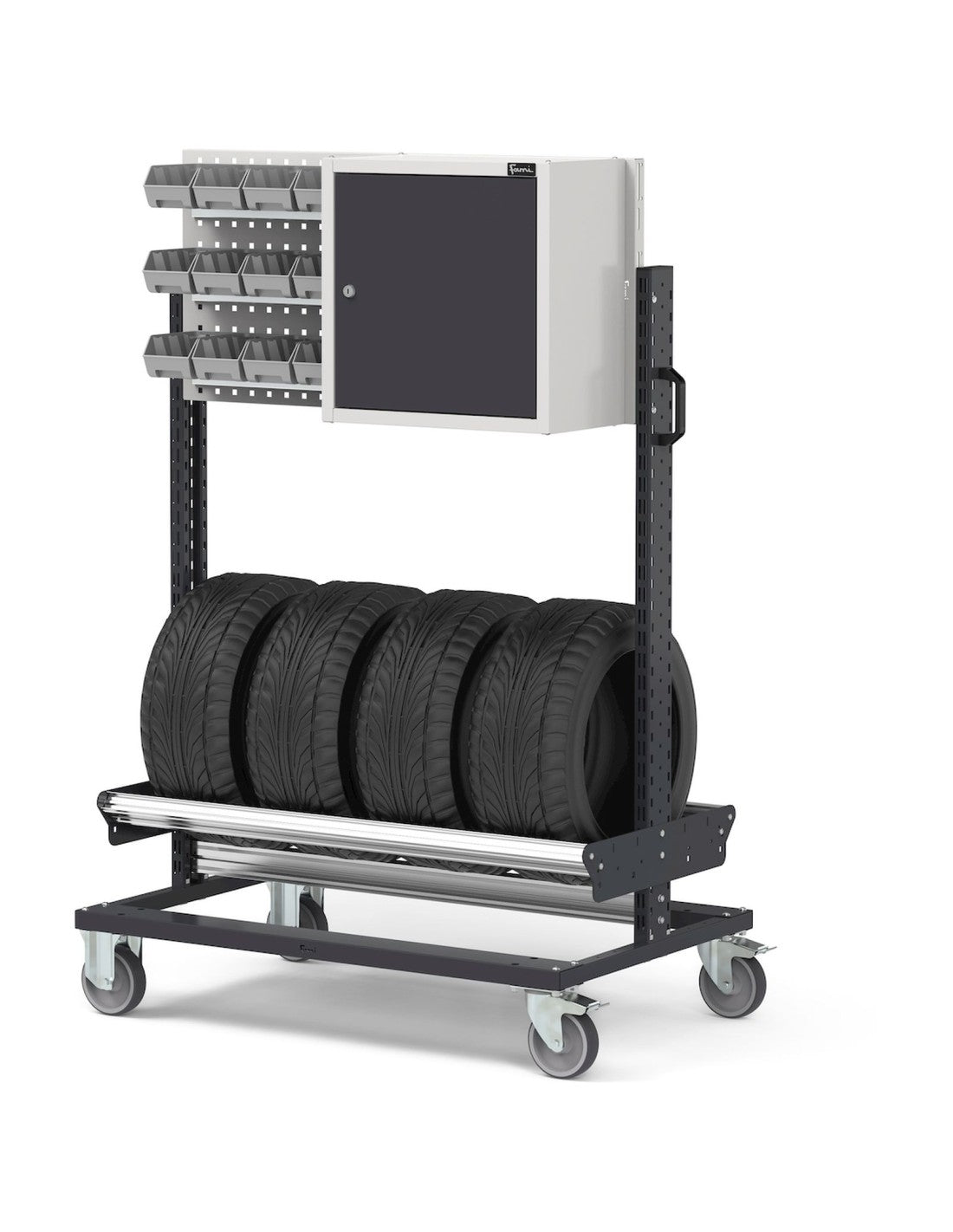 Carrello porta pneumatici
