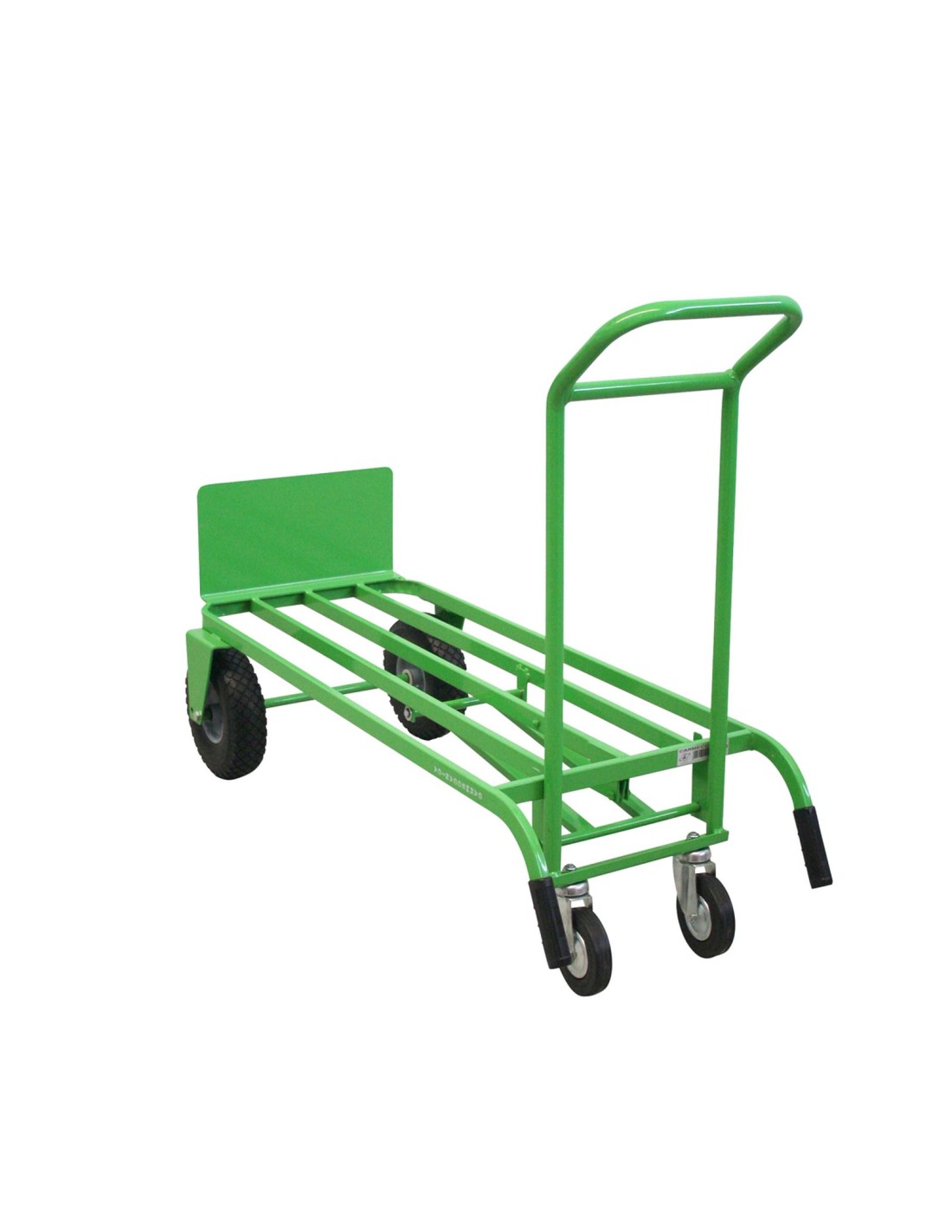 Carrello Trasformabile con 2 ruote Antiforatura e 2 in gomma piena