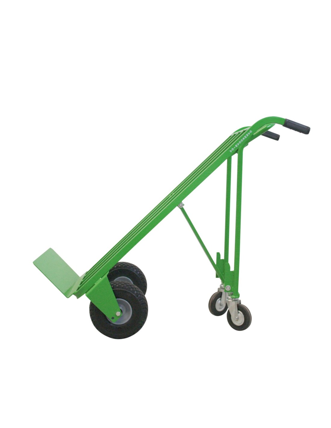 Carrello Trasformabile con 2 ruote Antiforatura e 2 in gomma piena