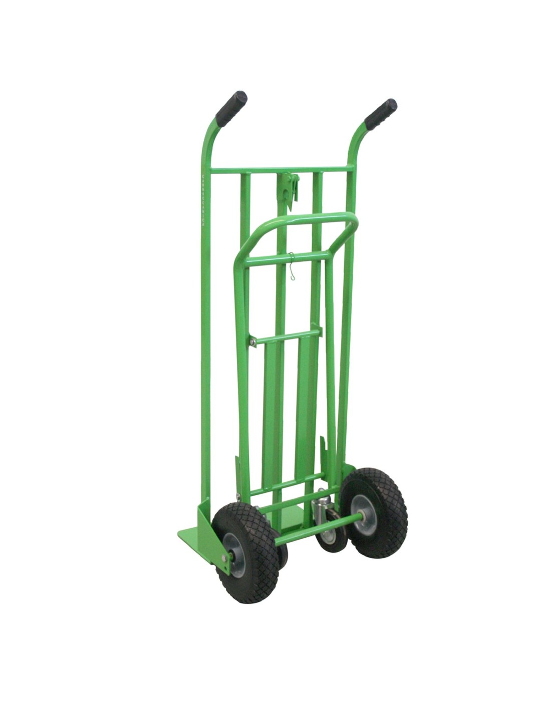 Carrello Trasformabile con 2 ruote Antiforatura e 2 in gomma piena