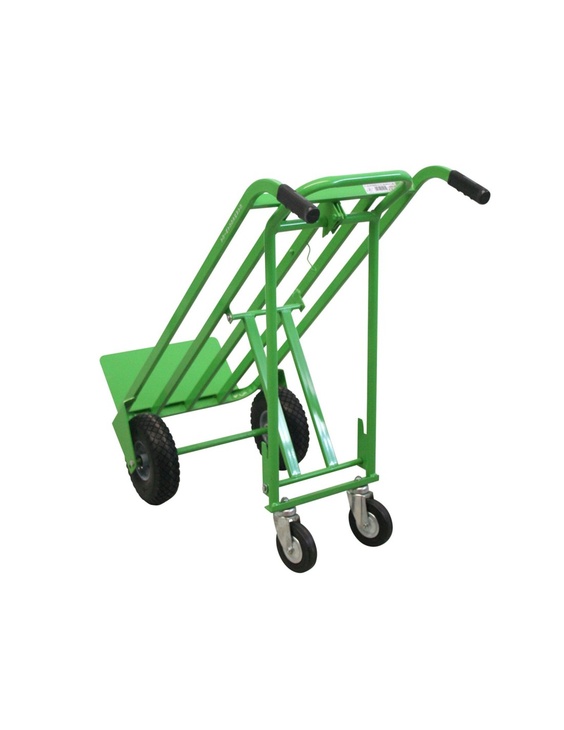Carrello Trasformabile con 2 ruote Antiforatura e 2 in gomma piena
