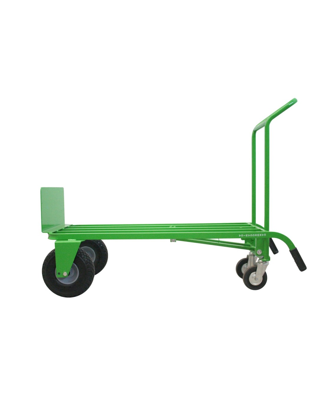 Carrello Trasformabile con 2 ruote Antiforatura e 2 in gomma piena