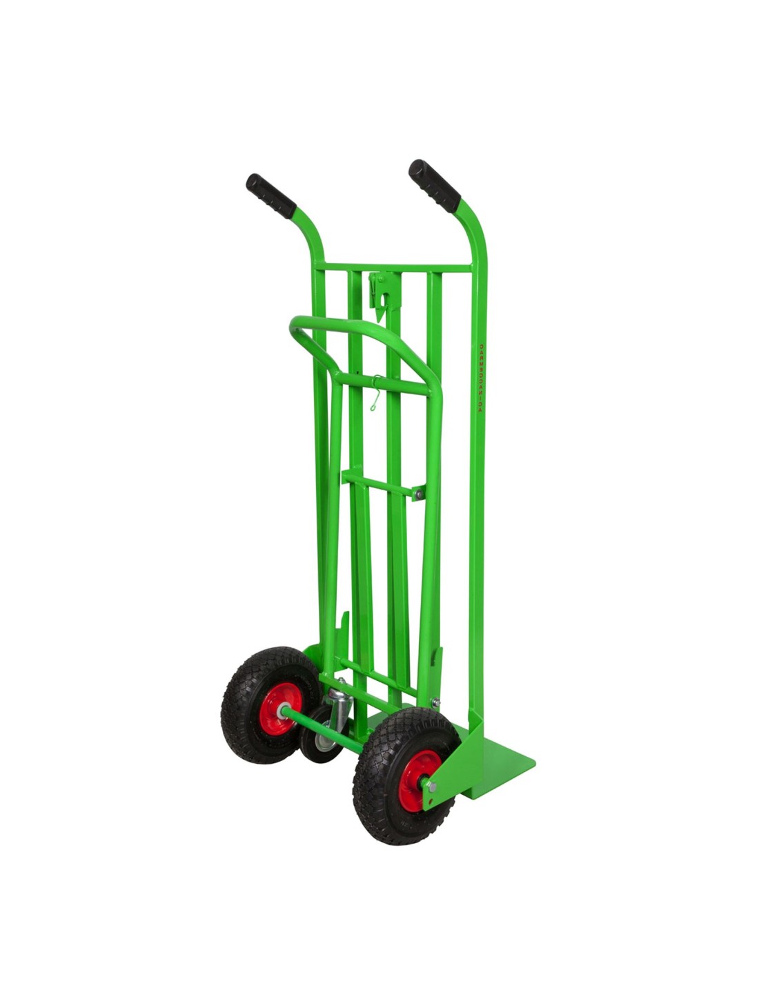 Carrello trasformabile con due ruote pneumatiche