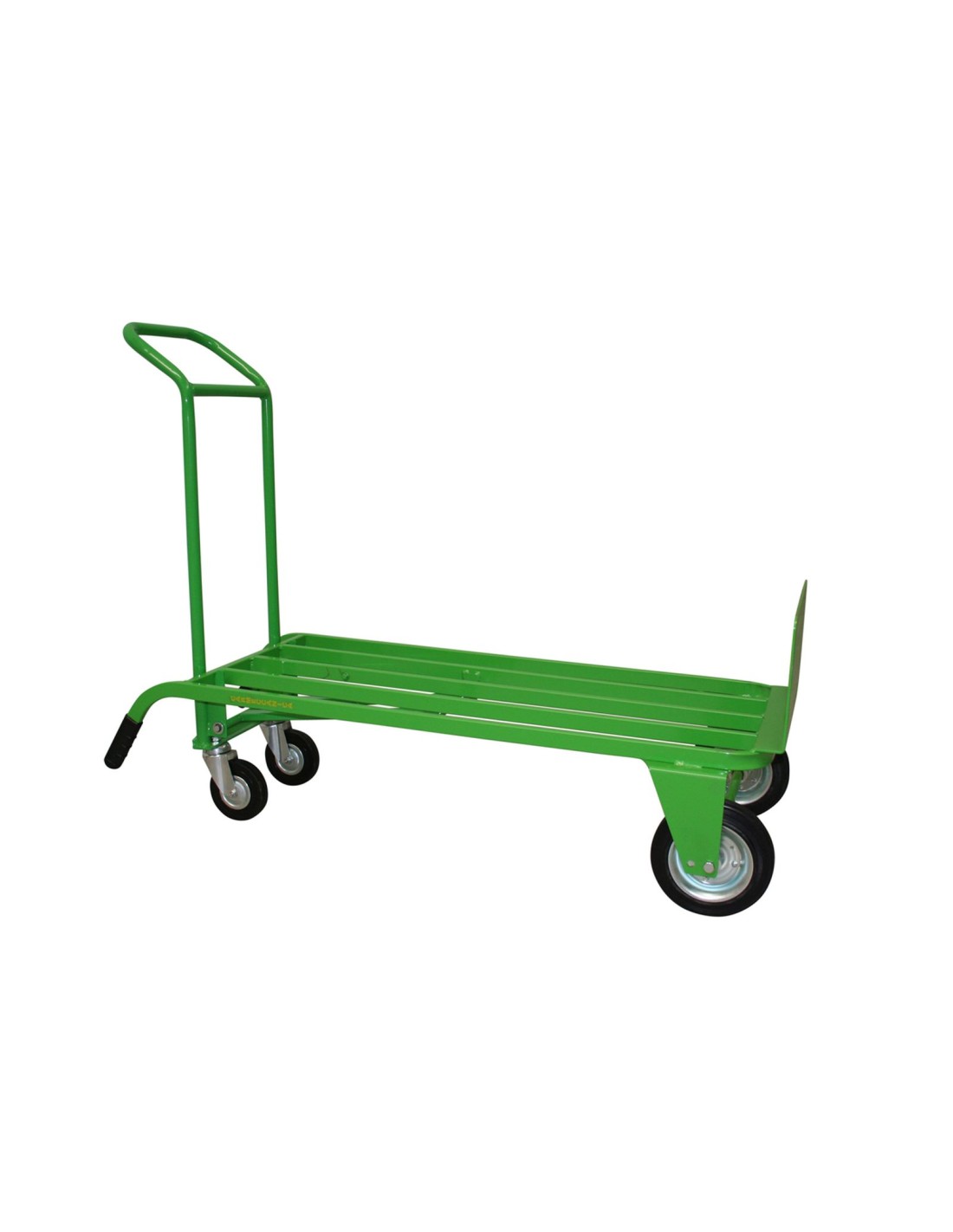 Carrello trasformabile con ruote in gomma piena