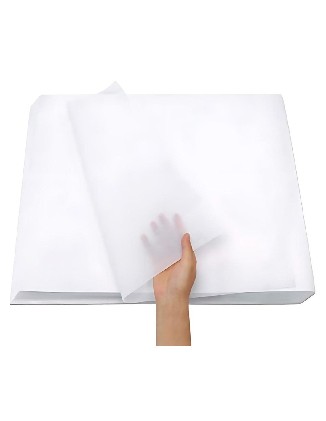 Carta velina bianca in fogli 100x150 cm