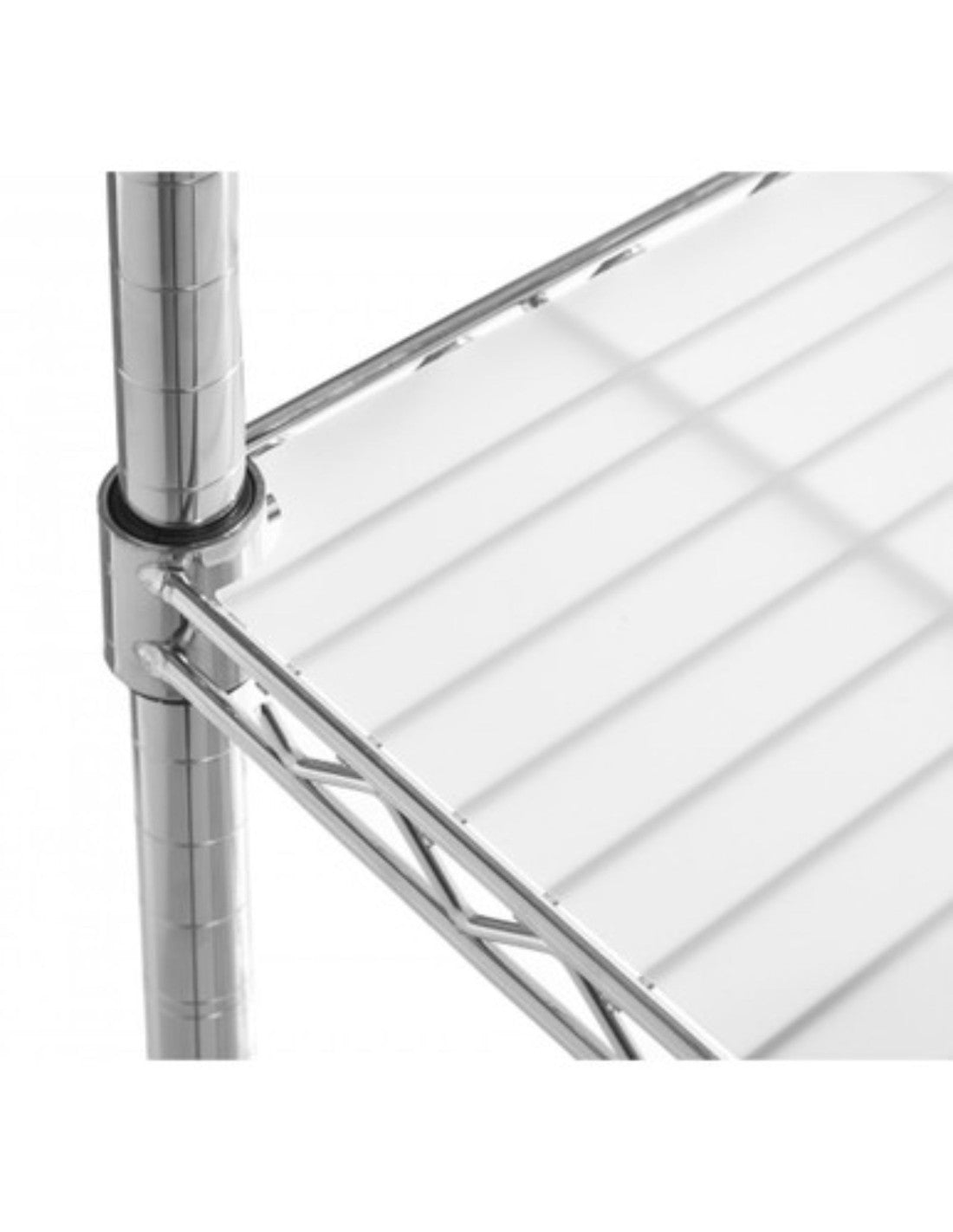 Copripiano in plastica per mensole cromate 2mm