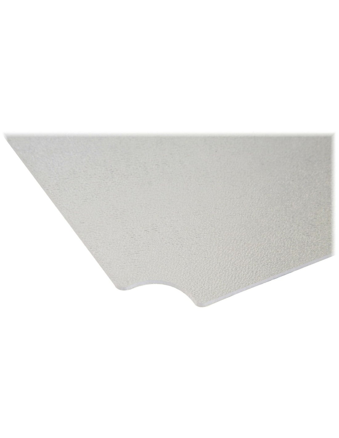 Copripiano in plastica per mensole cromate 2mm