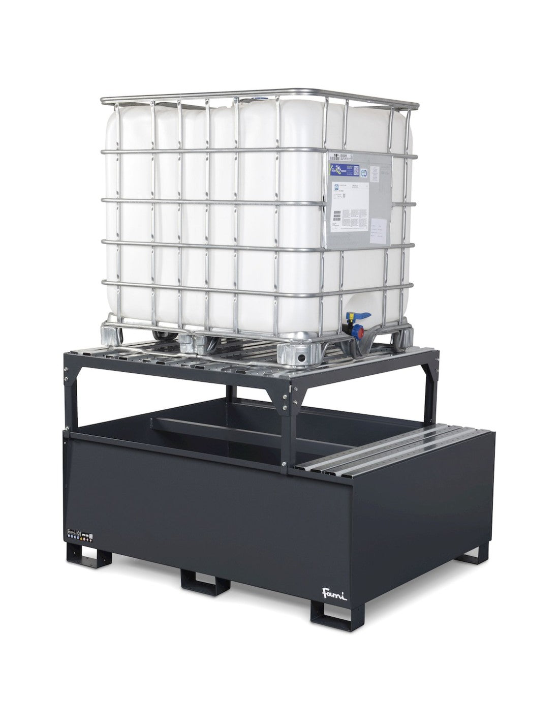 Vasche di contenimento liquidi di raccolta capacità 1000 L con telaio