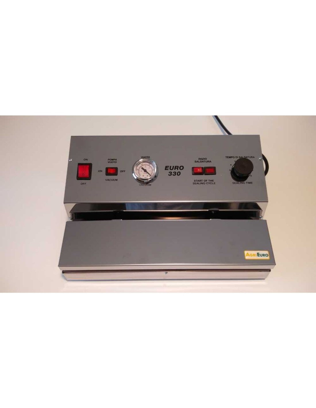 Macchina sottovuoto manuale in acciaio Euro 330
INOX - Barra saldante 33cm