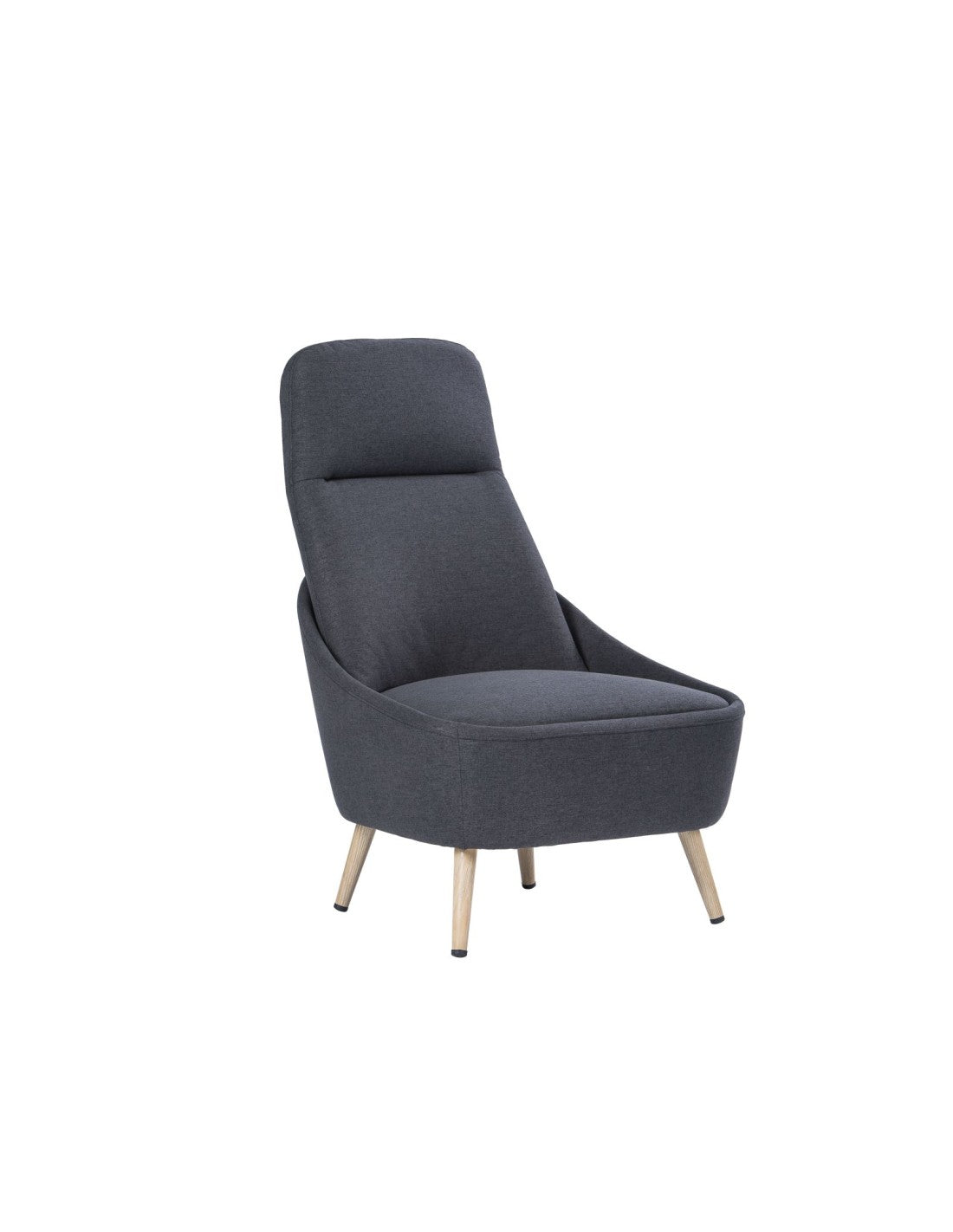 Memphis
Poltrona rivestita in tessuto, grigio scuro
