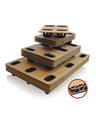Pallet in cartone ondulato con piedi in plastica