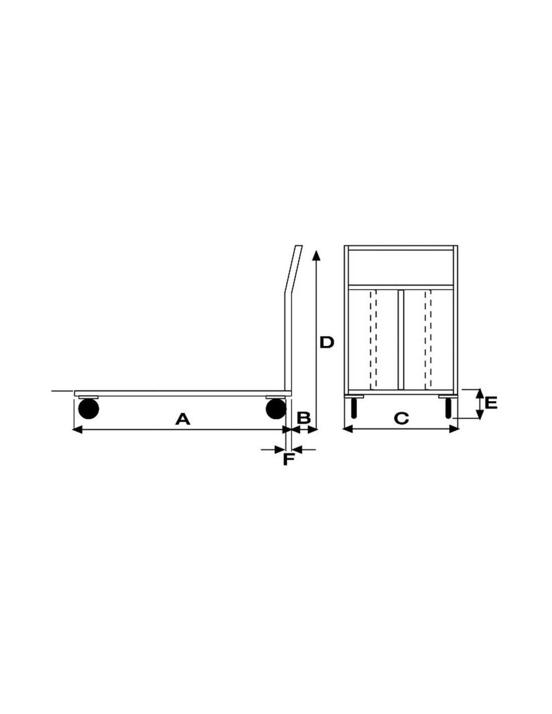 Pianale Grande mm 600x900 in acciaio inox AISI 304
