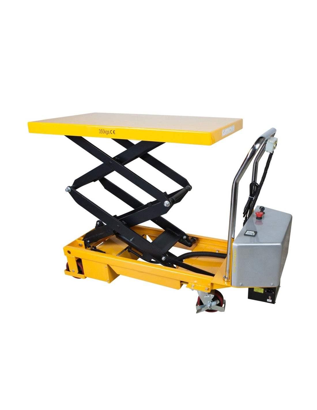 Piattaforma Carrellata con sollevamento Elettrico. Portata 350 kg