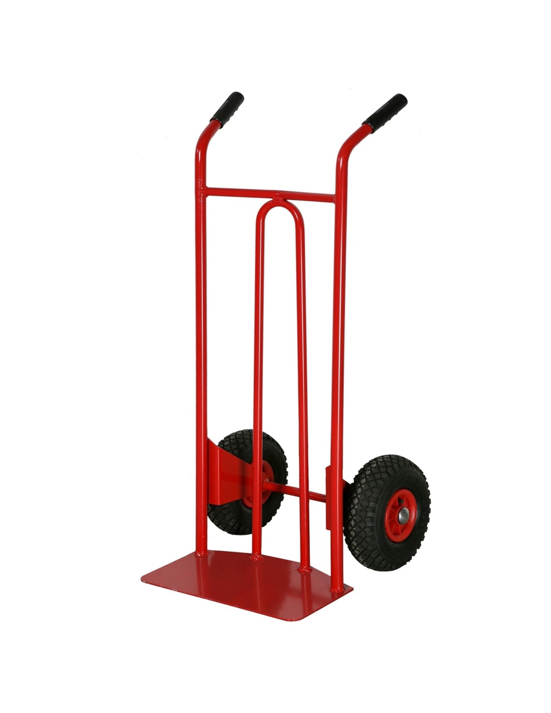 Porta sacchi spalla curva con ruote pneumatiche