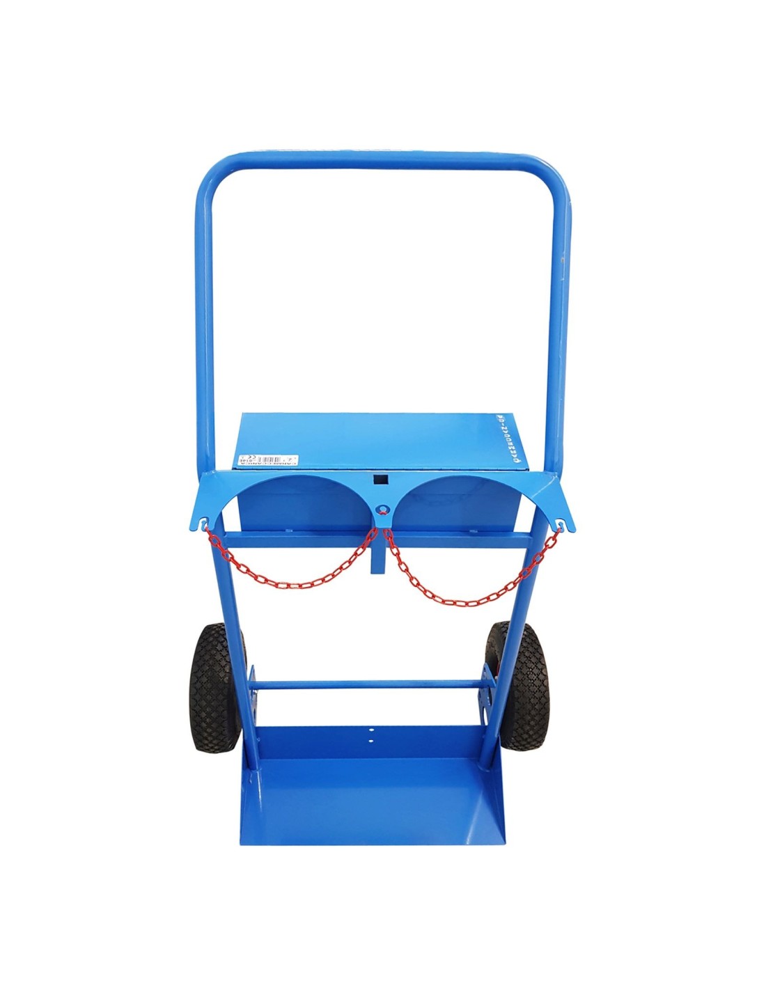 Portabombole biposto lt.40/50 con Ruote Pneumatiche e maniglione