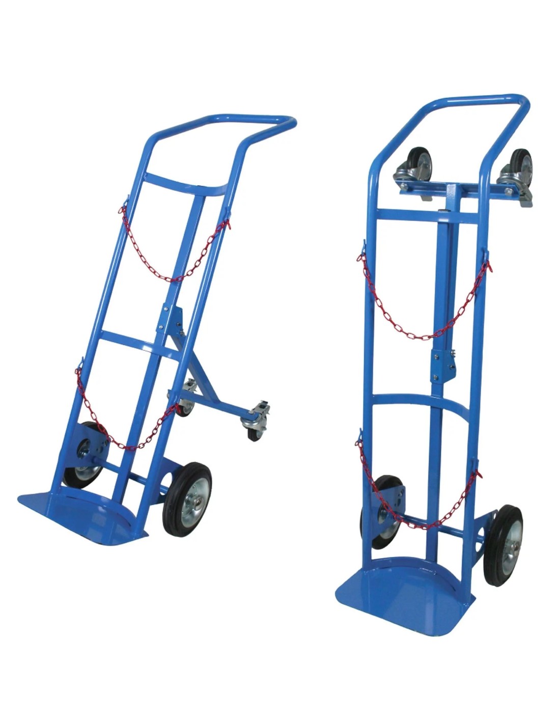 Portabombole monoposto lt.40/50 trasformabile ruote con freno