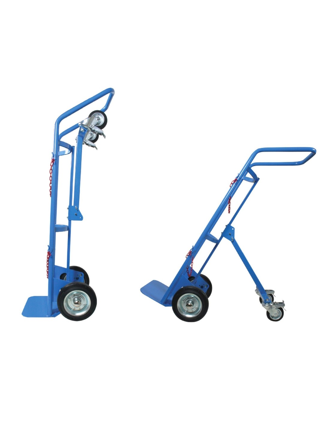 Portabombole monoposto lt.40/50 trasformabile ruote con freno